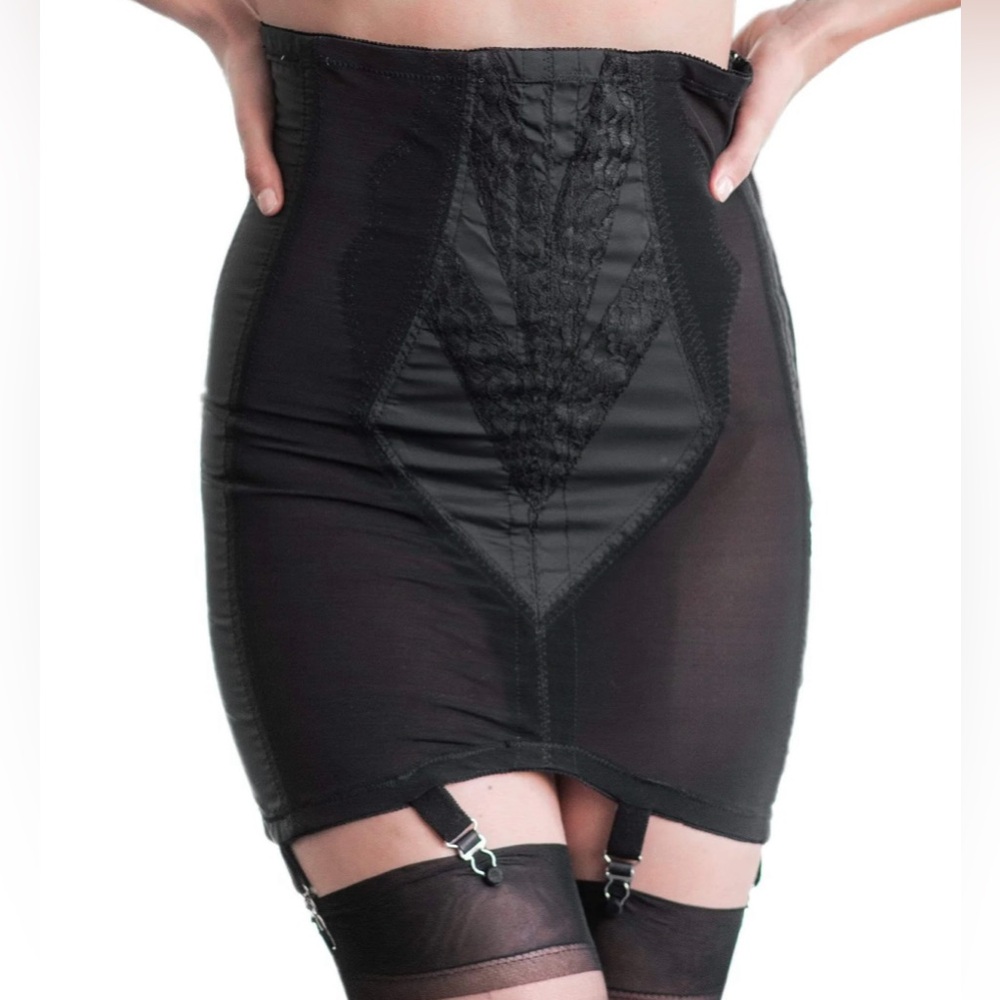 💋 NWT RAGO OPEN BOTTOM GIRDLE SHAPEWEAR SEXY RETRO